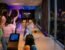 Friends bowling on private lanes inside the Kingpin Suite, one of the most famous Las Vegas themed rooms at Palms Casino Resort